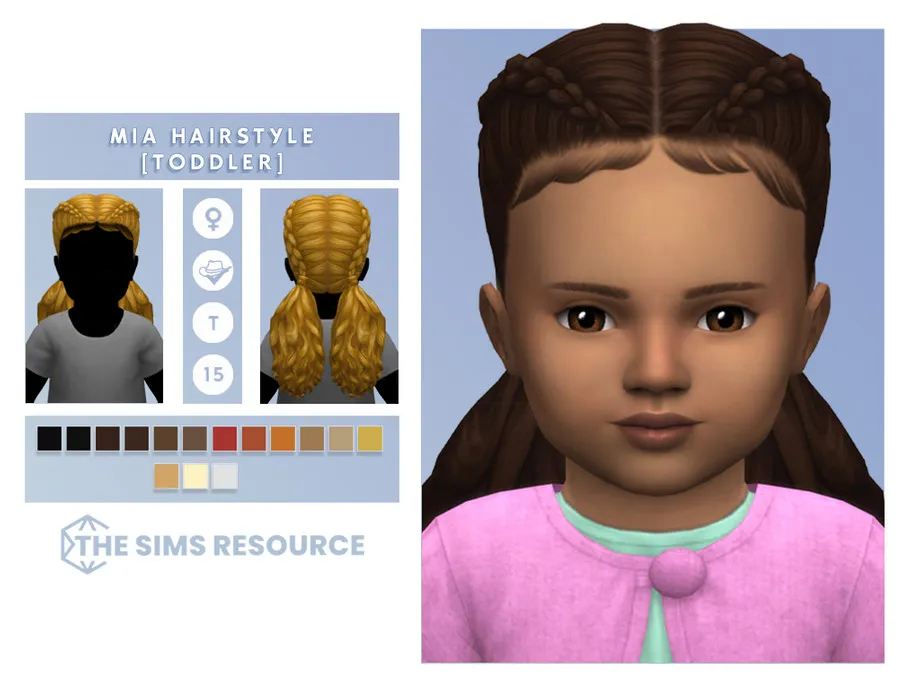 Mia Hairstyle (Toddler)