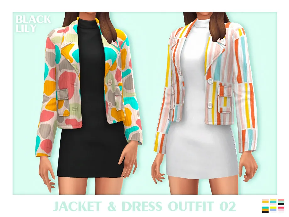 Jacket & Dress Outfit 02