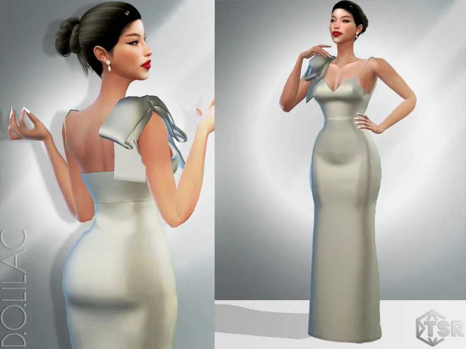 Bow Embellished Dress DO947