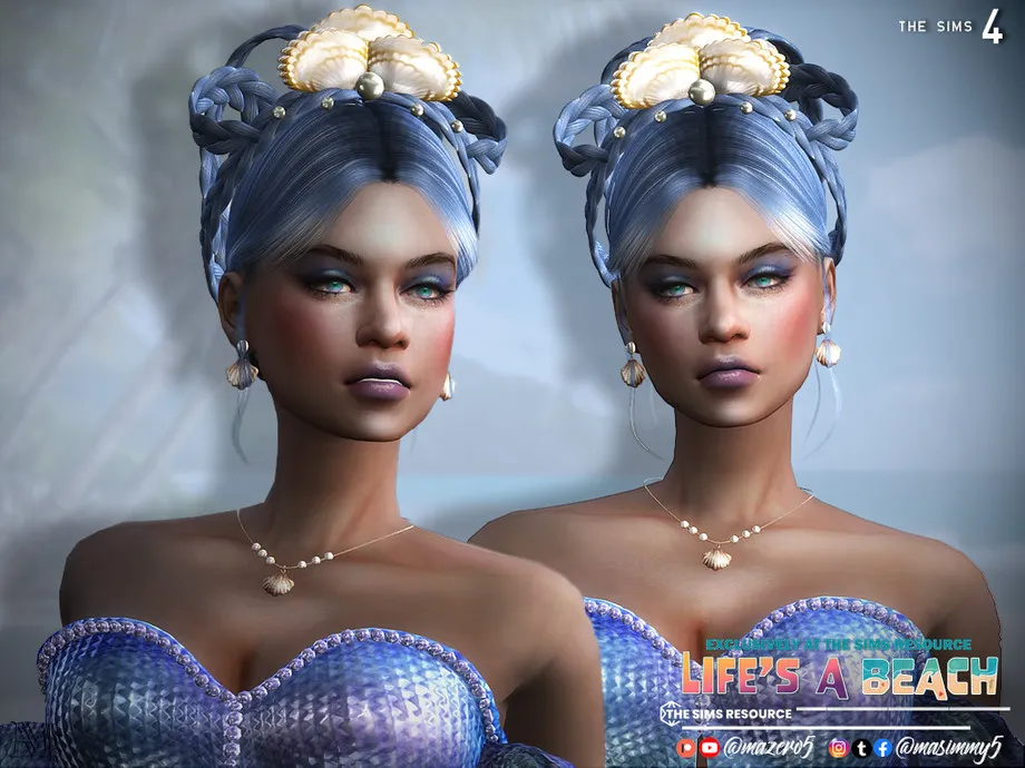 Life's A Beach Queen of the Sea Hairstyle