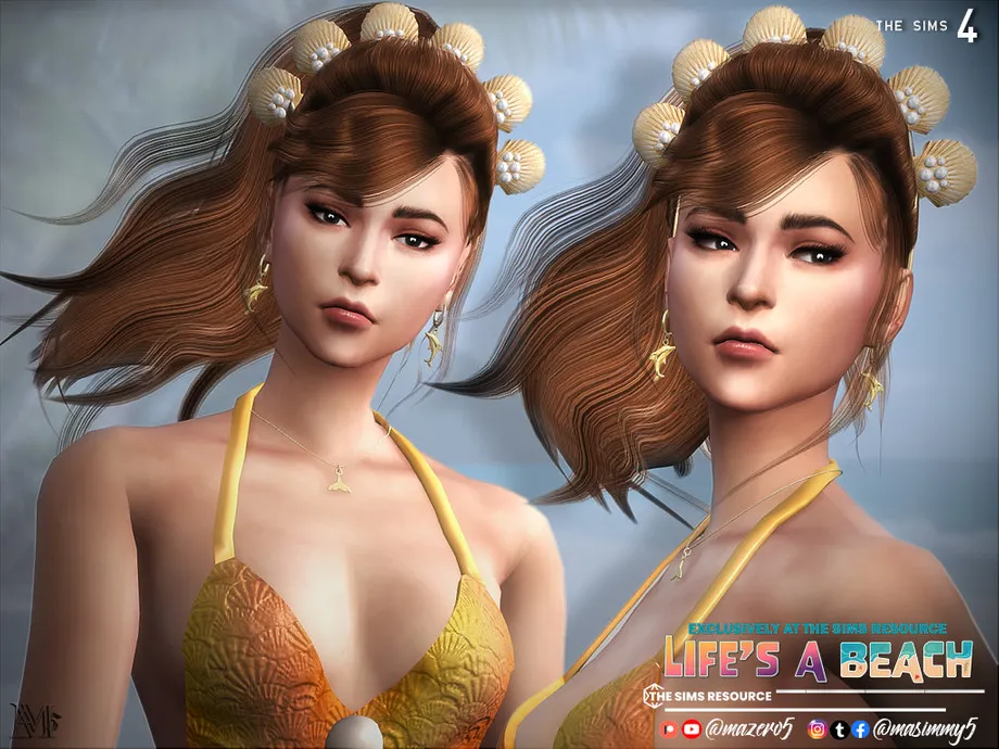 Life's A Beach Windy Hairstyle