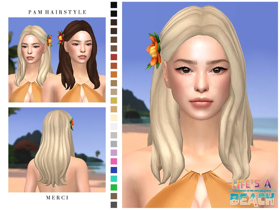 Life's A Beach Pam Hairstyle