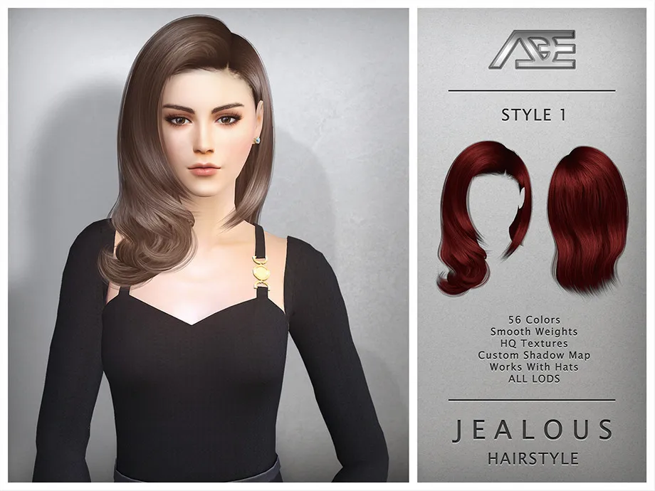 Jealous - Style 1 (Hairstyle)