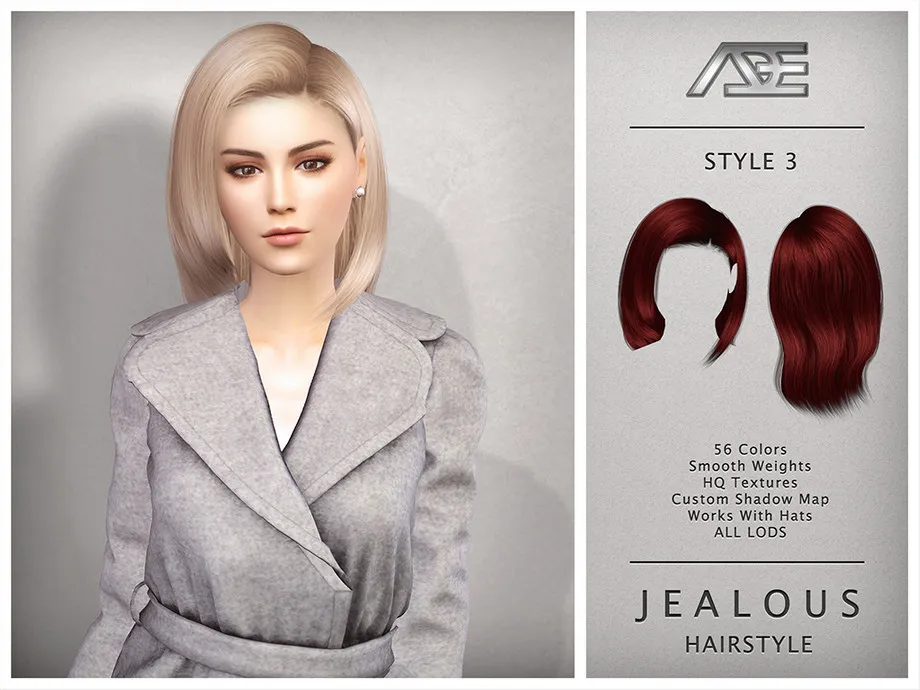 Jealous - Style 3 (Hairstyle)