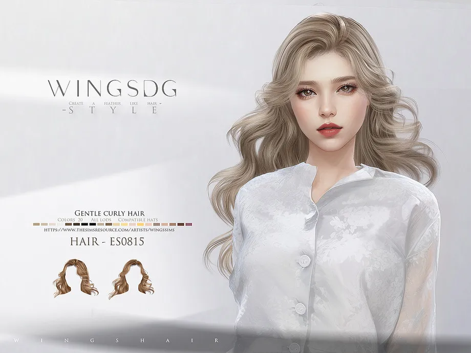 WINGS-ES0815-Gentle curly hair
