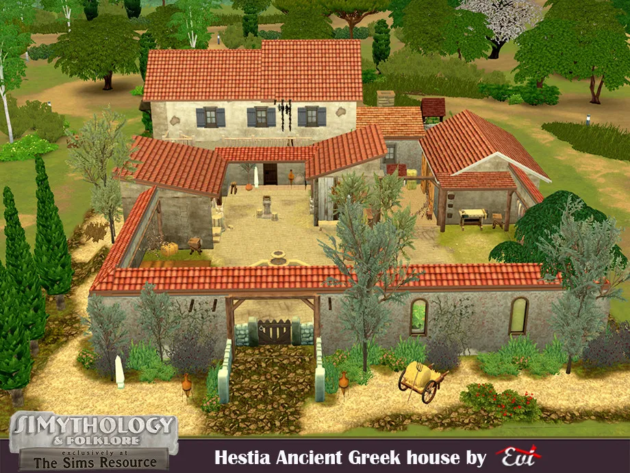 Simythology Ancient Greek House