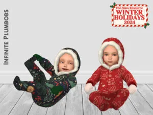 Infant Festive Snowsuit