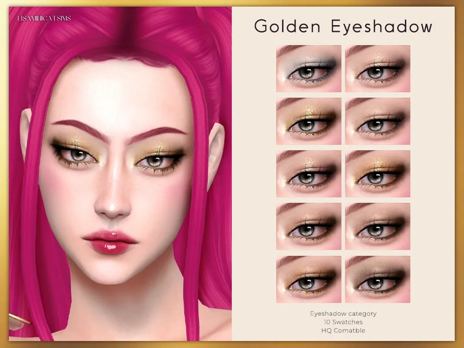 Golden Eyeshadow