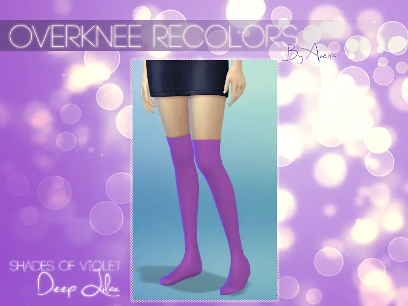 Shades of Violet - Overknee Recolor - DeepLilac