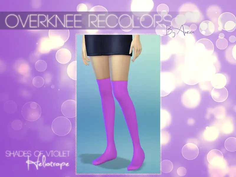 Shades of Violet - Overknee Recolor - Heliotrope