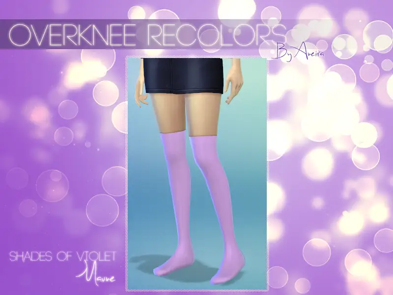 Shades of Violet - Overknee Recolor - Mauve