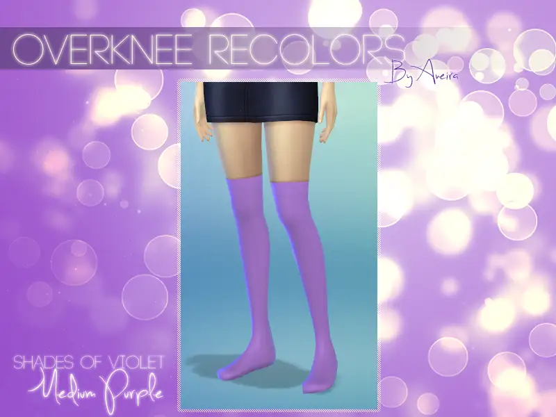 Shades of Violet - Overknee Recolor - MediumPurple