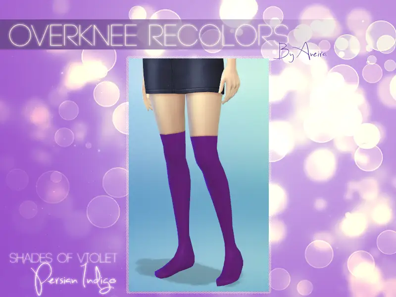 Shades of Violet - Overknee Recolor - PersianIndigo