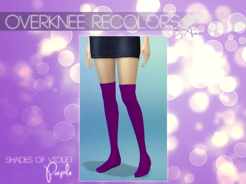 Shades of Violet - Overknee Recolor - Purple