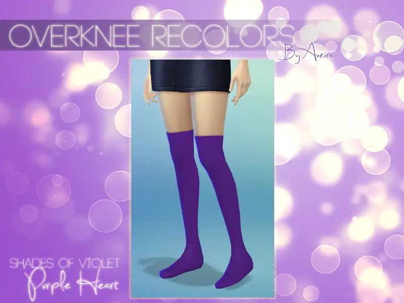 Shades of Violet - Overknee Recolor - PurpleHeart