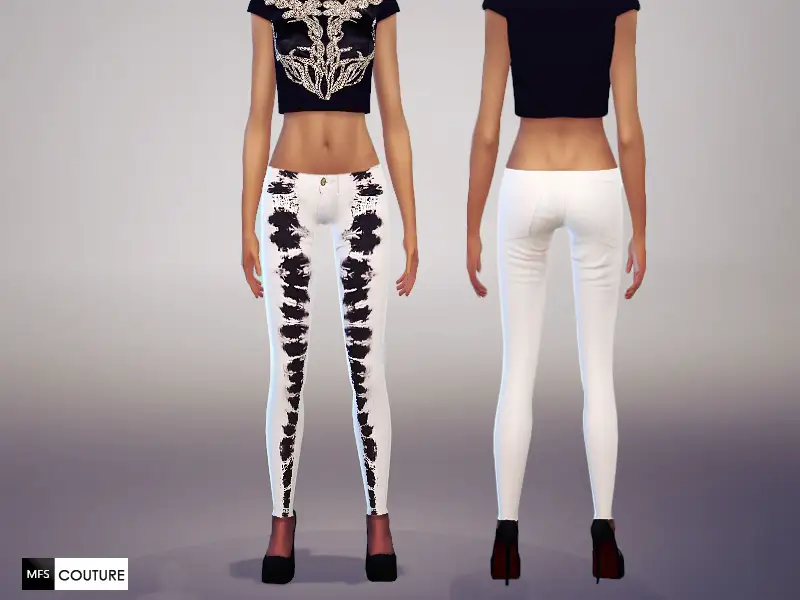 B&W Party - Leggins