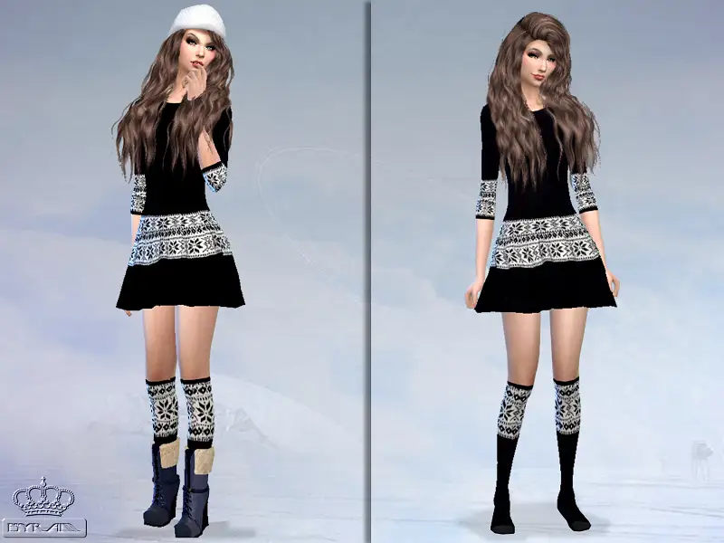 Knitz Ice Skate socks