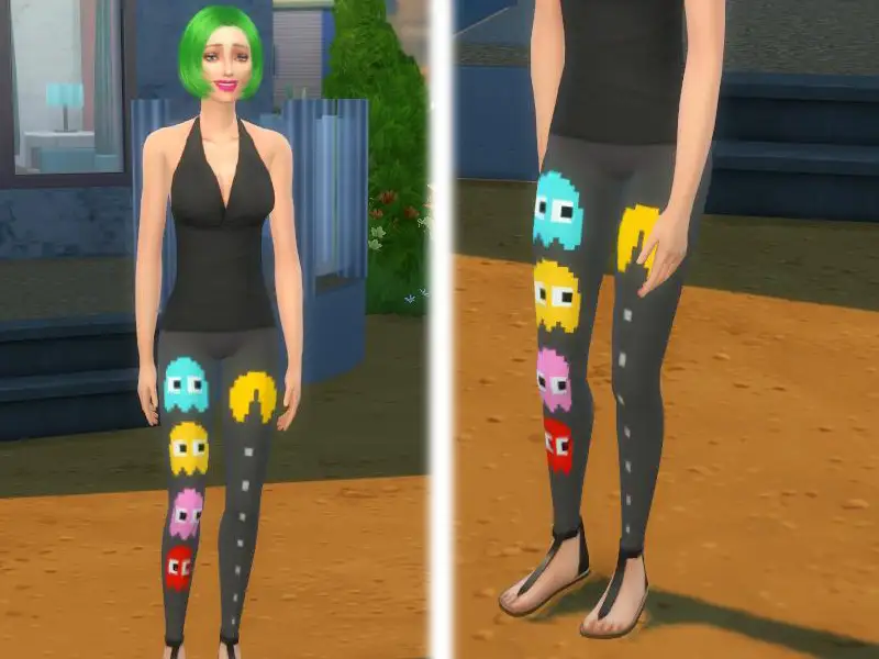 PAC MAN tights for the Female