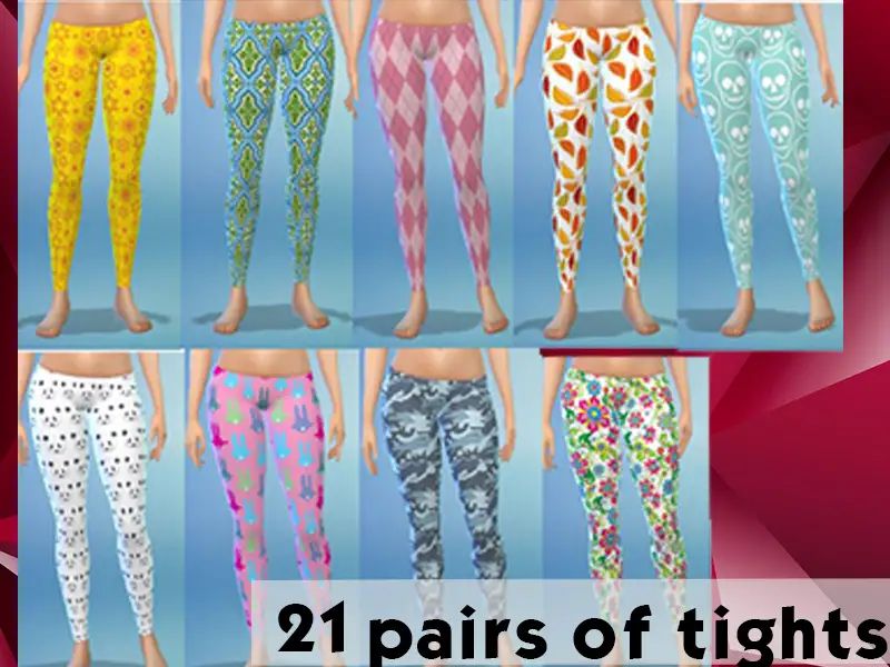 21 new tights for the female