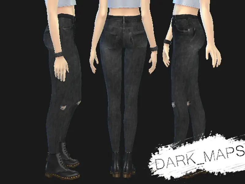 Ripped Skinny Jeans [DM]