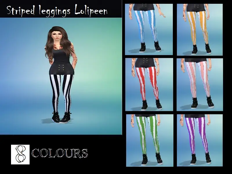 Striped leggings Lolipeen