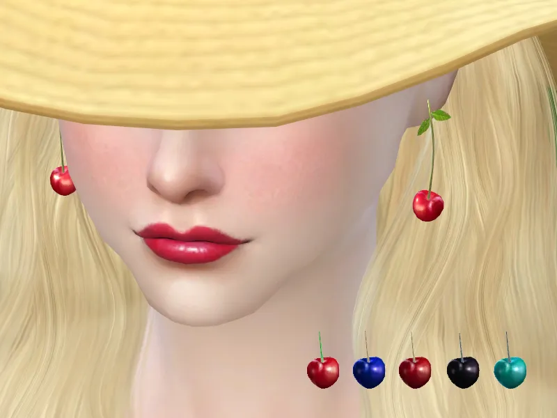 S-Club MW ts4 Cherry earring