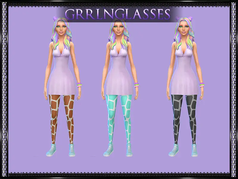 Child to Adult Giraffe Tights