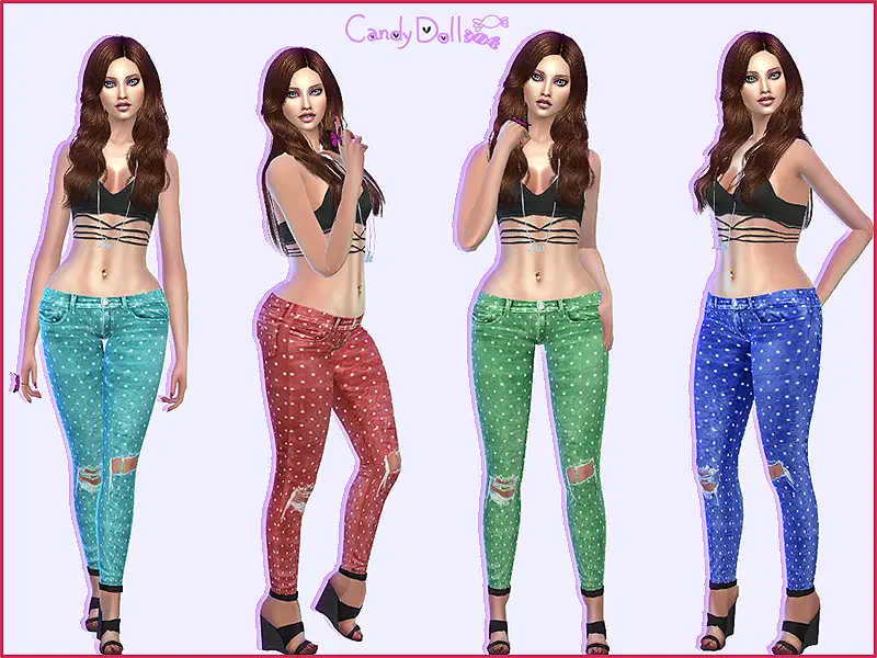 CandyDoll Dot Jeggings