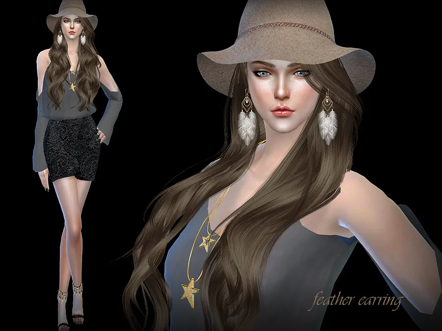 S-Club LL ts4 earring 09(f)