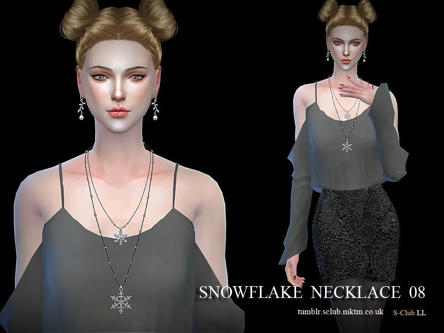 S-Club LL ts4 necklace  N08