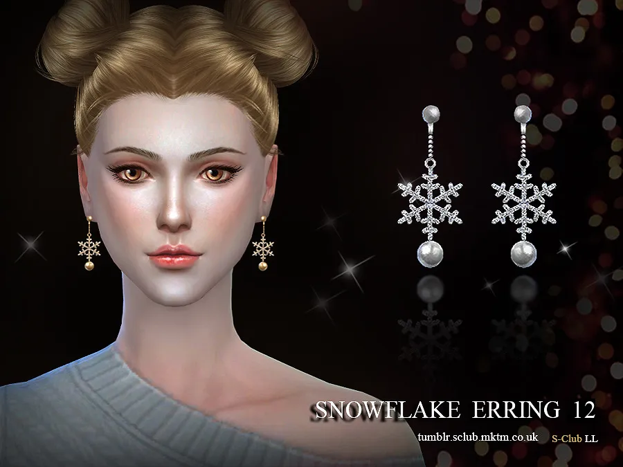 S-Club LL ts4 earring 12(f)
