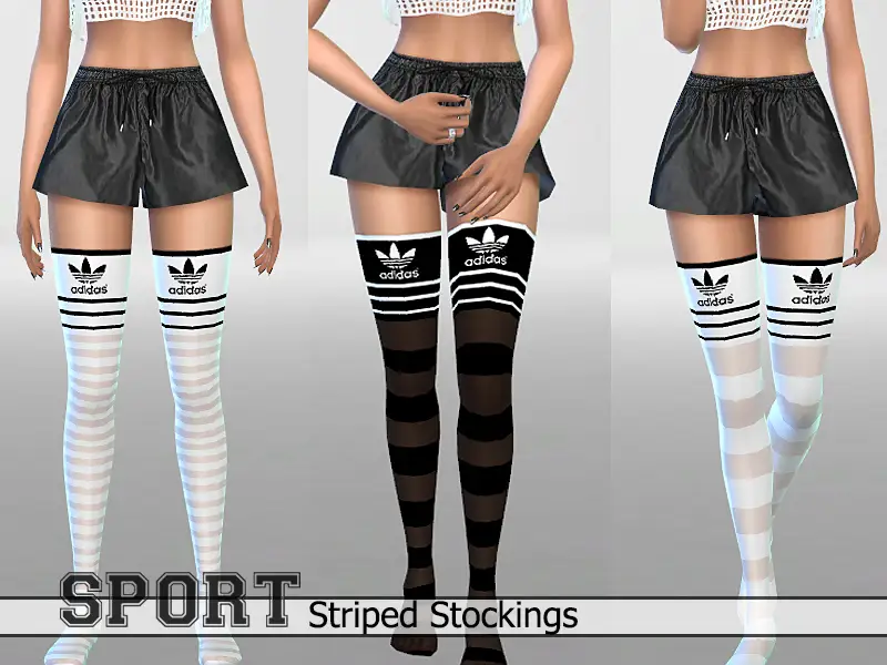 30Athletic Striped Stockings Pack