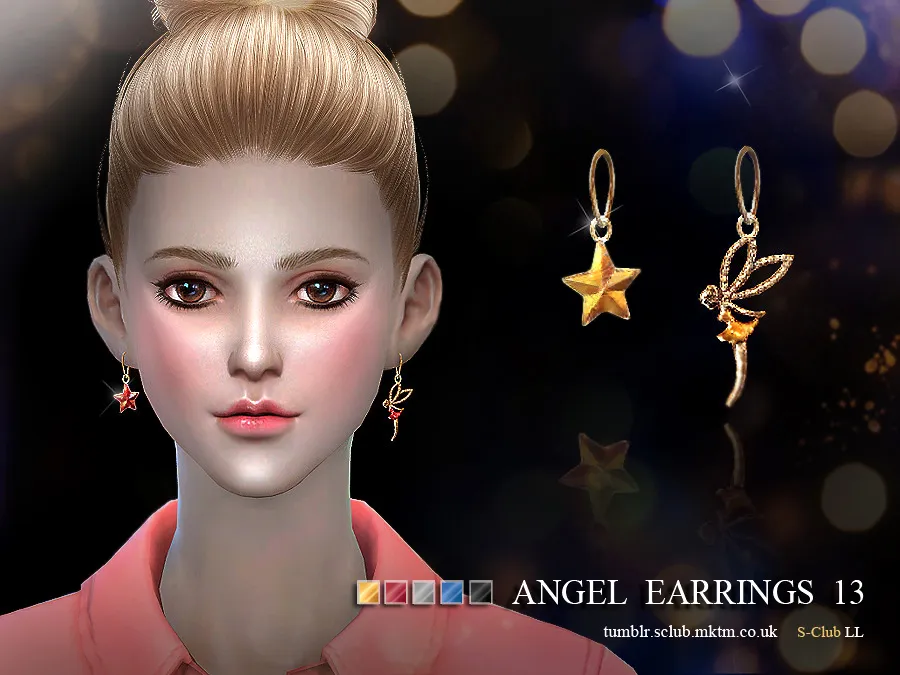 S-Club LL ts4 earring 13(f)