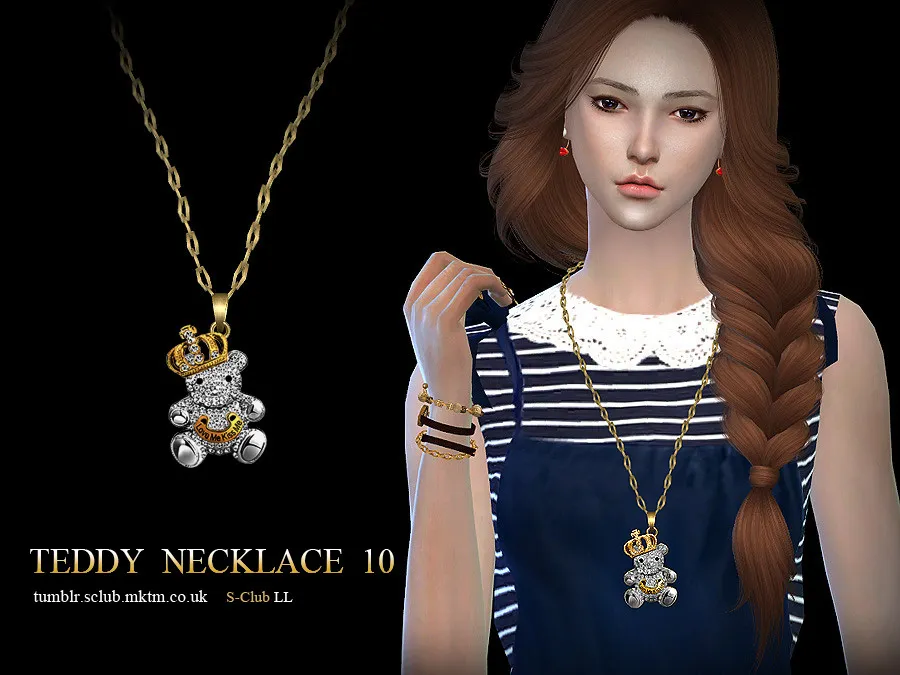 S-Club LL ts4 necklace  N10