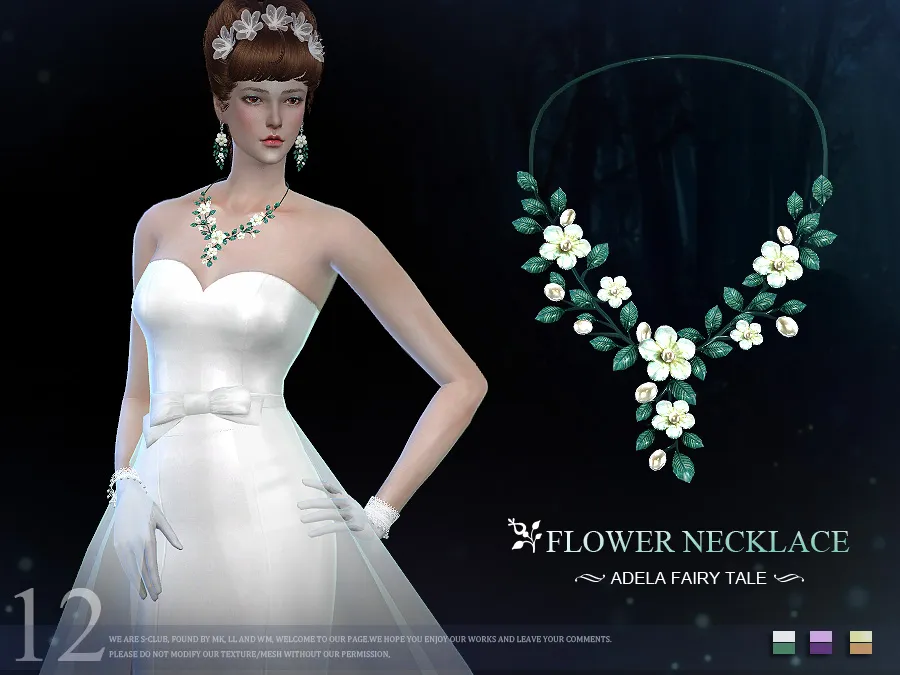 S-Club LL ts4 necklace  N12