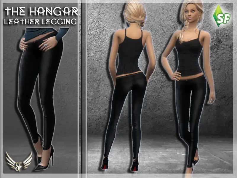 The Hangar Leather Legging