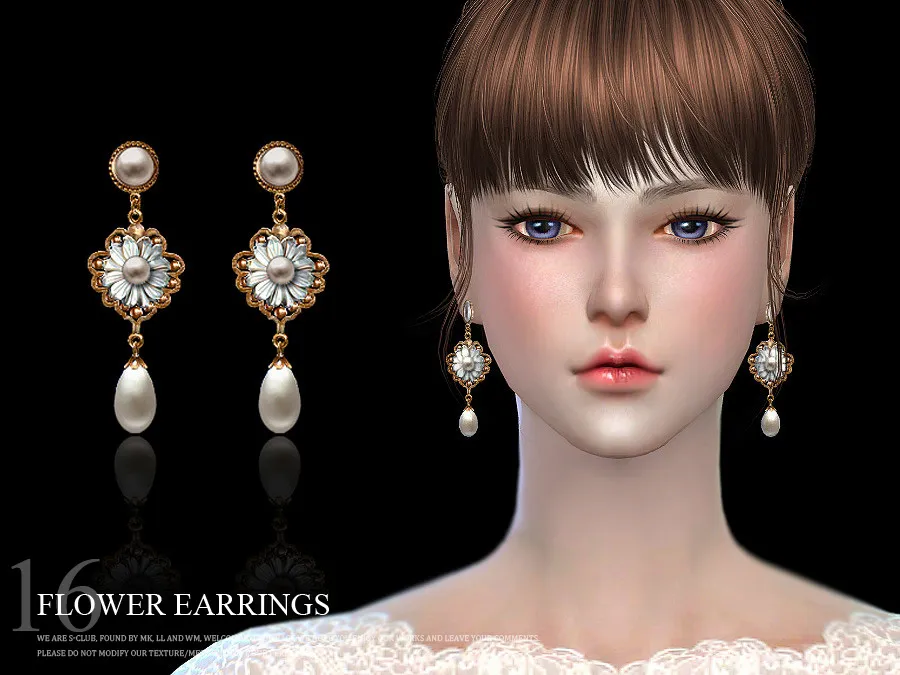 S-Club LL ts4 earring 16(f)