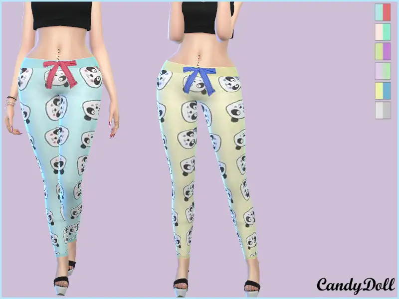 CandyDoll Pastel Panda Leggings