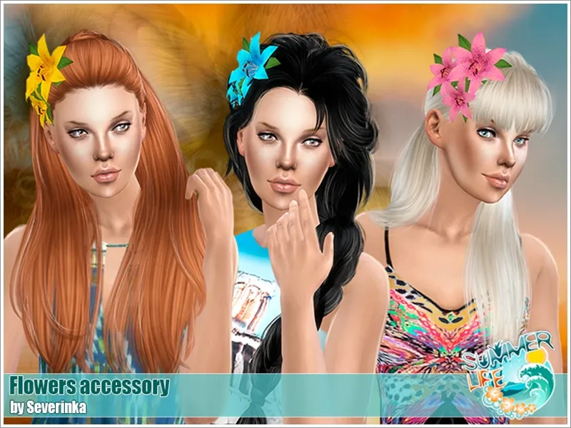 [Island Paradise] Flowers accessory