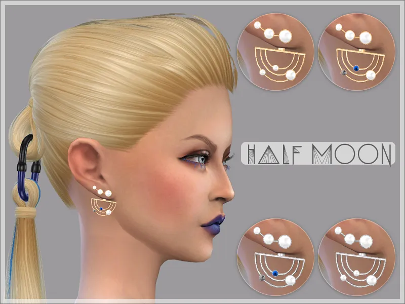 Half Moon Earrings