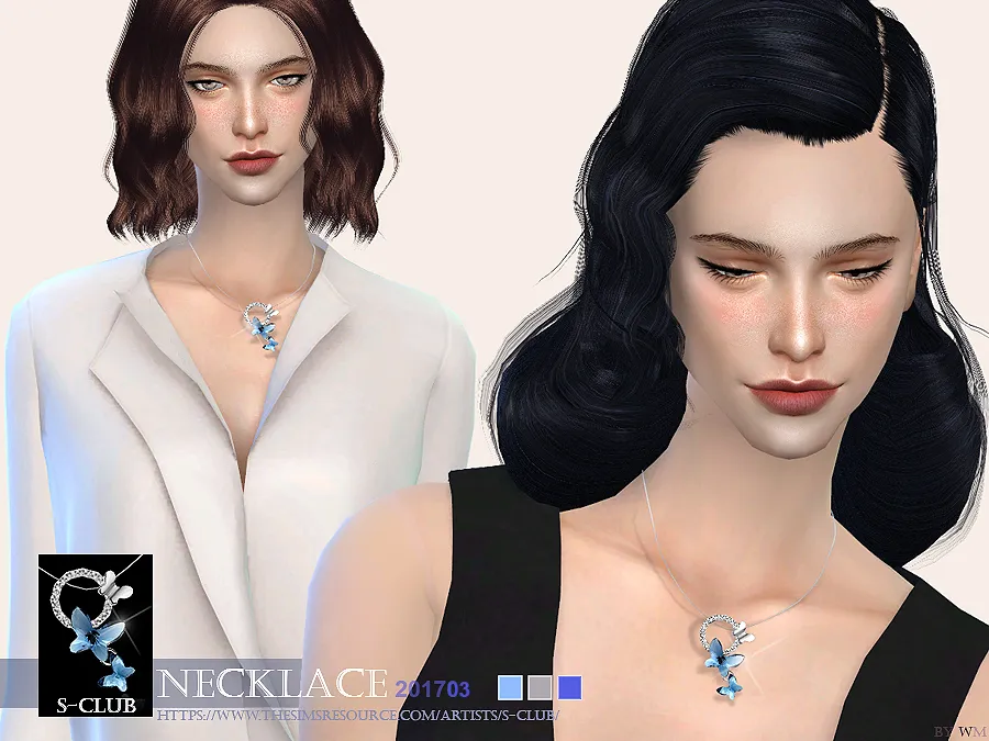 S-Club ts4 WM necklace F 201703