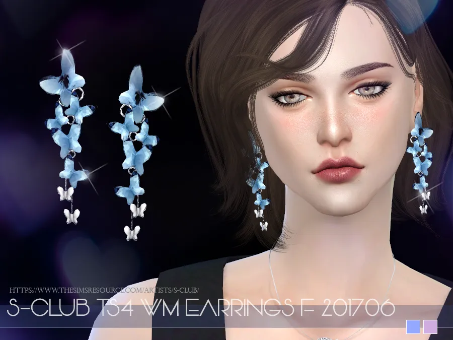 S-Club ts4 WM EARRINGS F 201706 update21122017