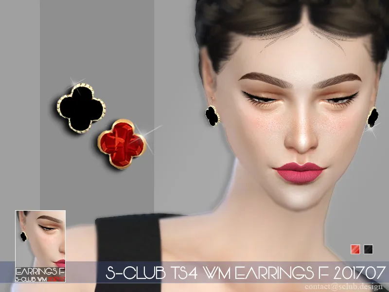 S-Club ts4 WM EARRINGS F 201707 update21122017