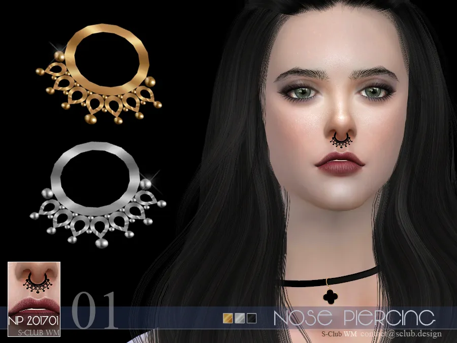 S-Club ts4 WM Piercing nose 201701
