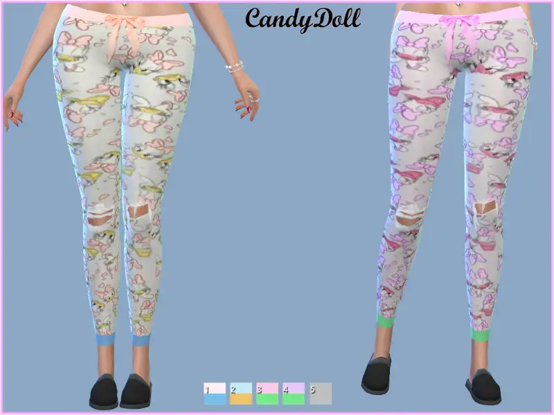 CandyDoll Daisy Duck Duvet Day Leggings