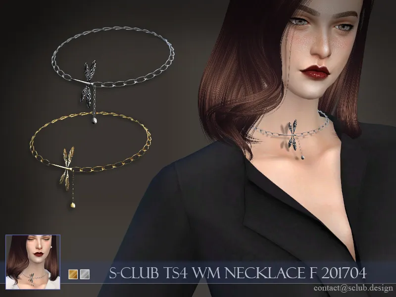 S-Club ts4 WM necklace F 201704
