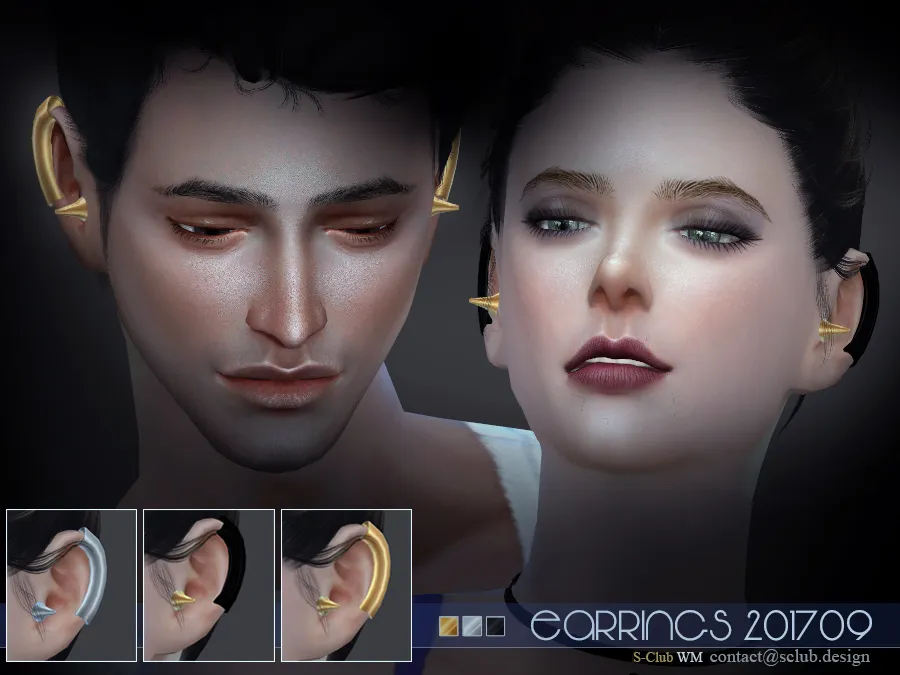S-Club ts4 WM EARRINGS F 201709 update21122017