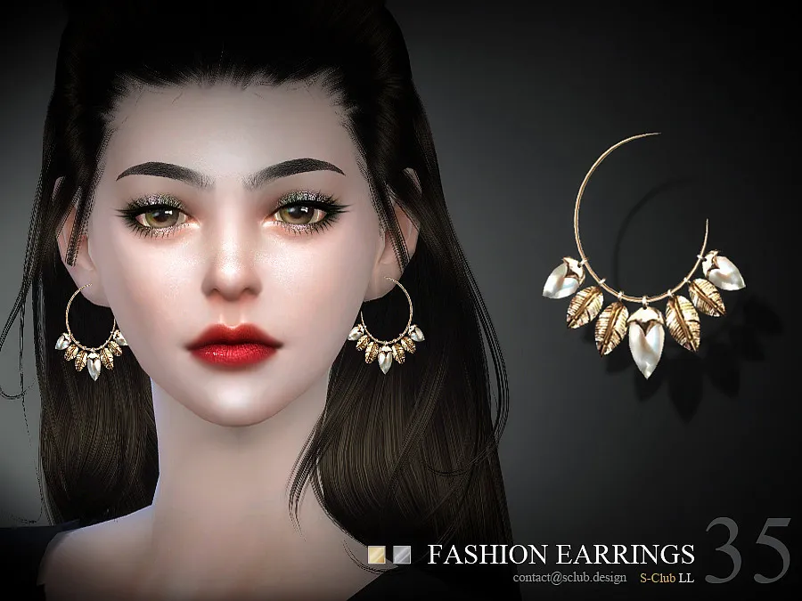 S-Club LL ts4 earring N35