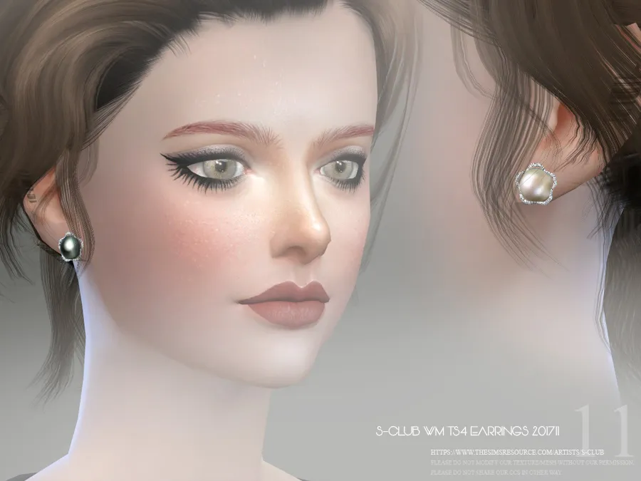 S-Club ts4 WM EARRINGS F 201711 update21122017