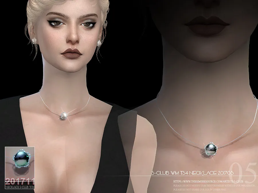 S-Club ts4 WM necklace F 201705